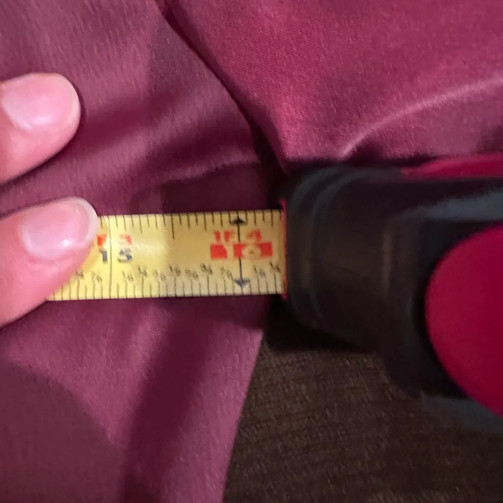 Chicwish Deep Satin Burgundy Long Sleeve 3 Gold Long Button Dress Sleeves  Sz XS - Image 13