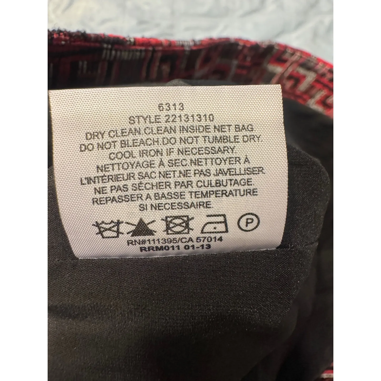 Tory Burch Red Geometric Jacquard Pencil Skirt –size 4 - Image 6