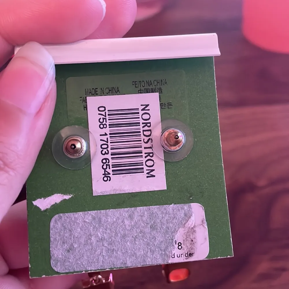 🚨RARE🚨 Kate Spade coral dangle earrings - Image 3