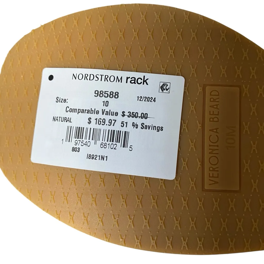 Veronica Beard Paulita Cork Women's Tan Platform Wedge Sandals NWTS size 10 - Image 12