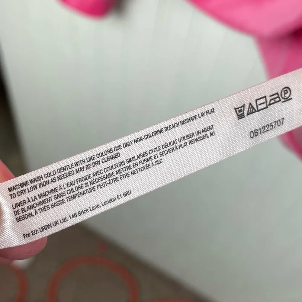 Anthropologie Saturday Sunday Merida Velvet Sweatshirt Top Hot Pink Size Small - Image 8