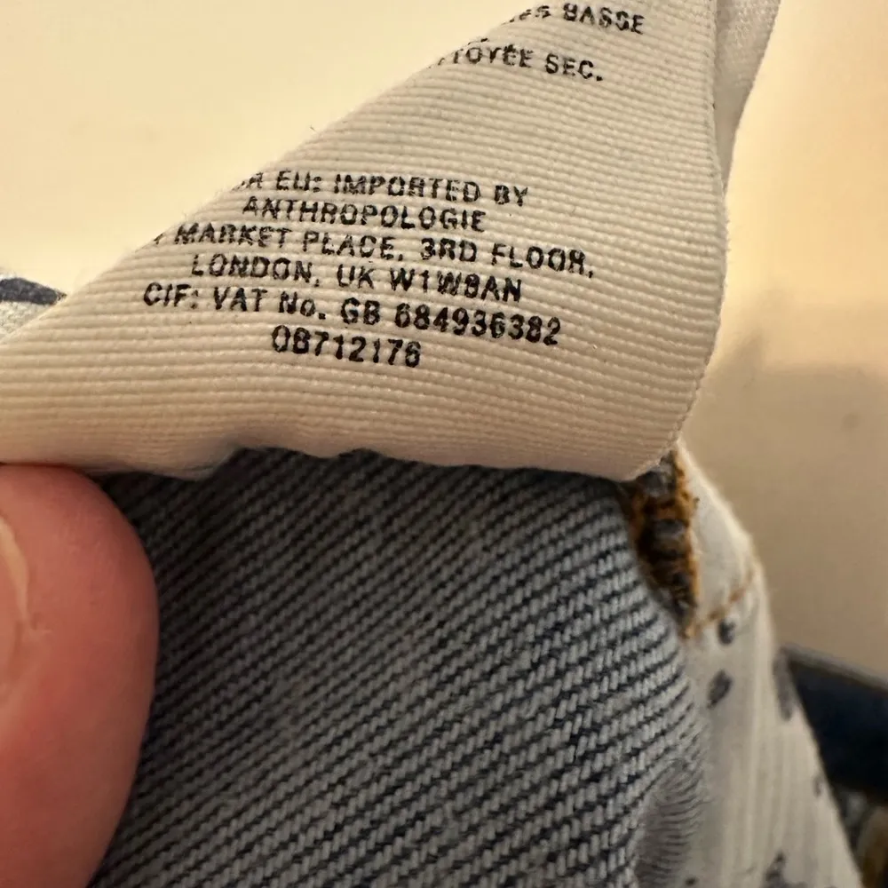 Pilcro And The Letterpress Anthropologie High Rise Flare Size 25‎ Raw Hem Medium - Image 4