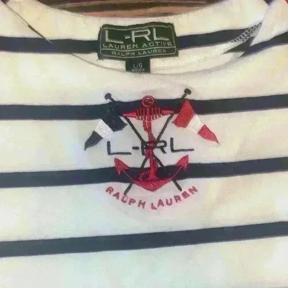 Lauren Ralph Lauren Red, White, and Blue Tank size Large - Image 2