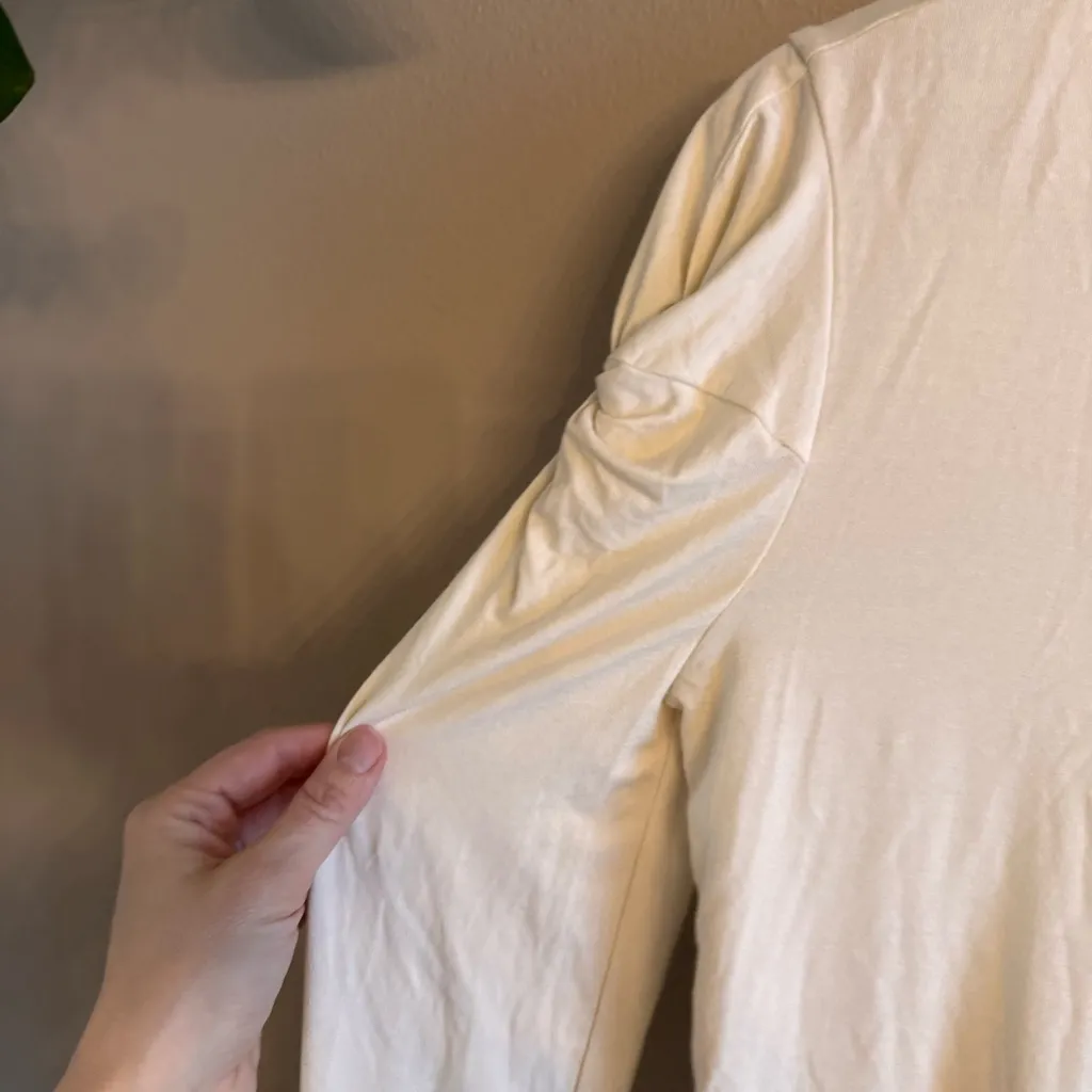 FRAME Gathered Sleeve‎ Tee - Image 5