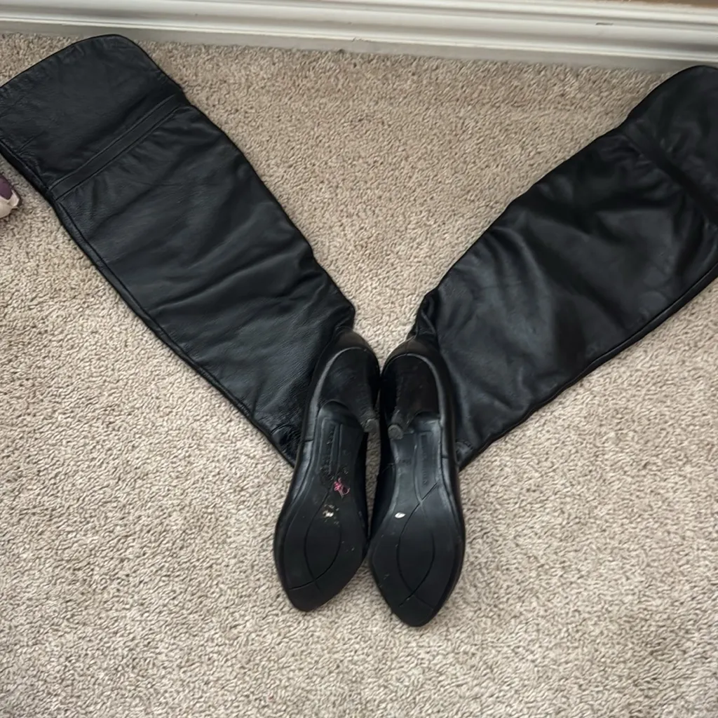 Marc Fisher Black Over the Knee Boots - Image 2