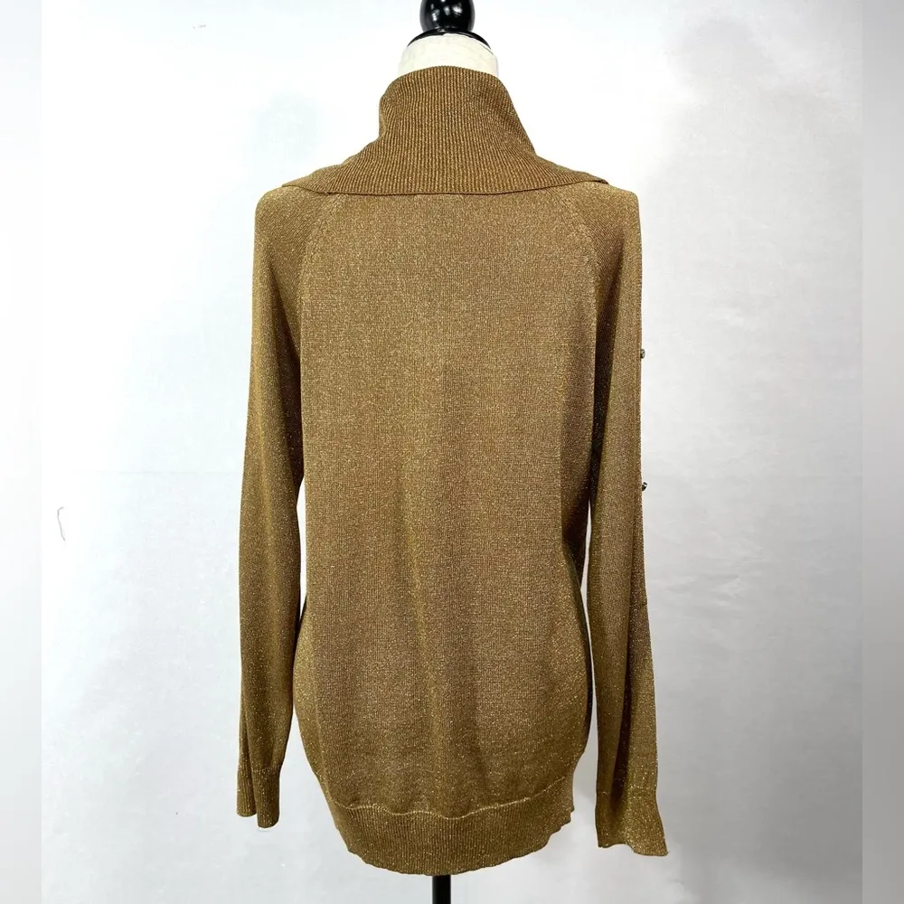 Joseph A. Ladder Sleeve Cowl Neck Sweater Soze L - Image 7