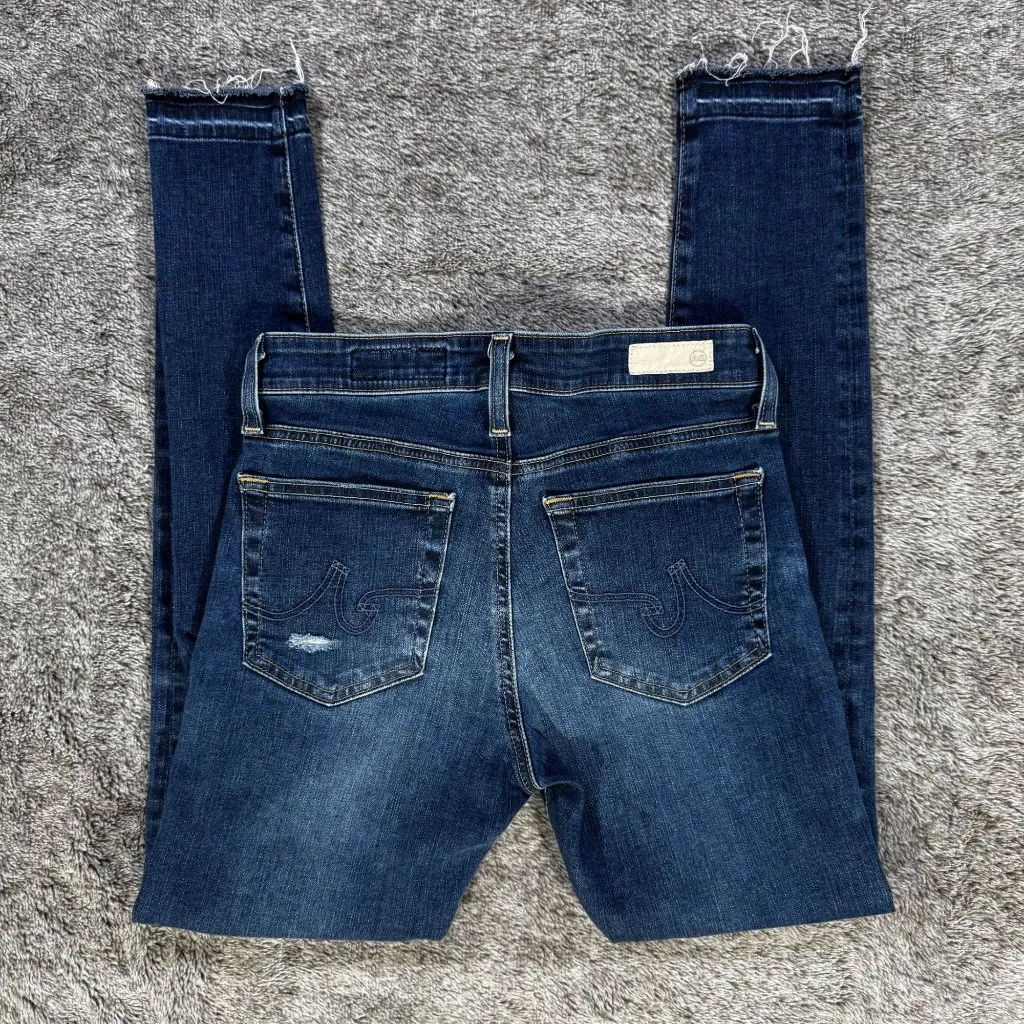 AG Denim Jeans Farrah Skinny Ankle High Rise Women's 26R - Image 10