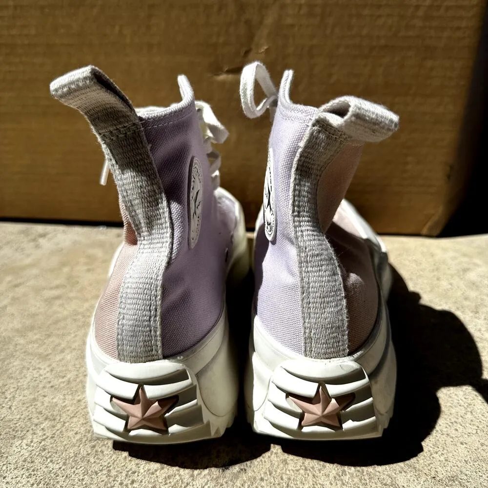 Converse Run Star Hike Hi Sneaker Tri-Panel Pastel Pink Clay M9.5 W11 NWOT - Image 5