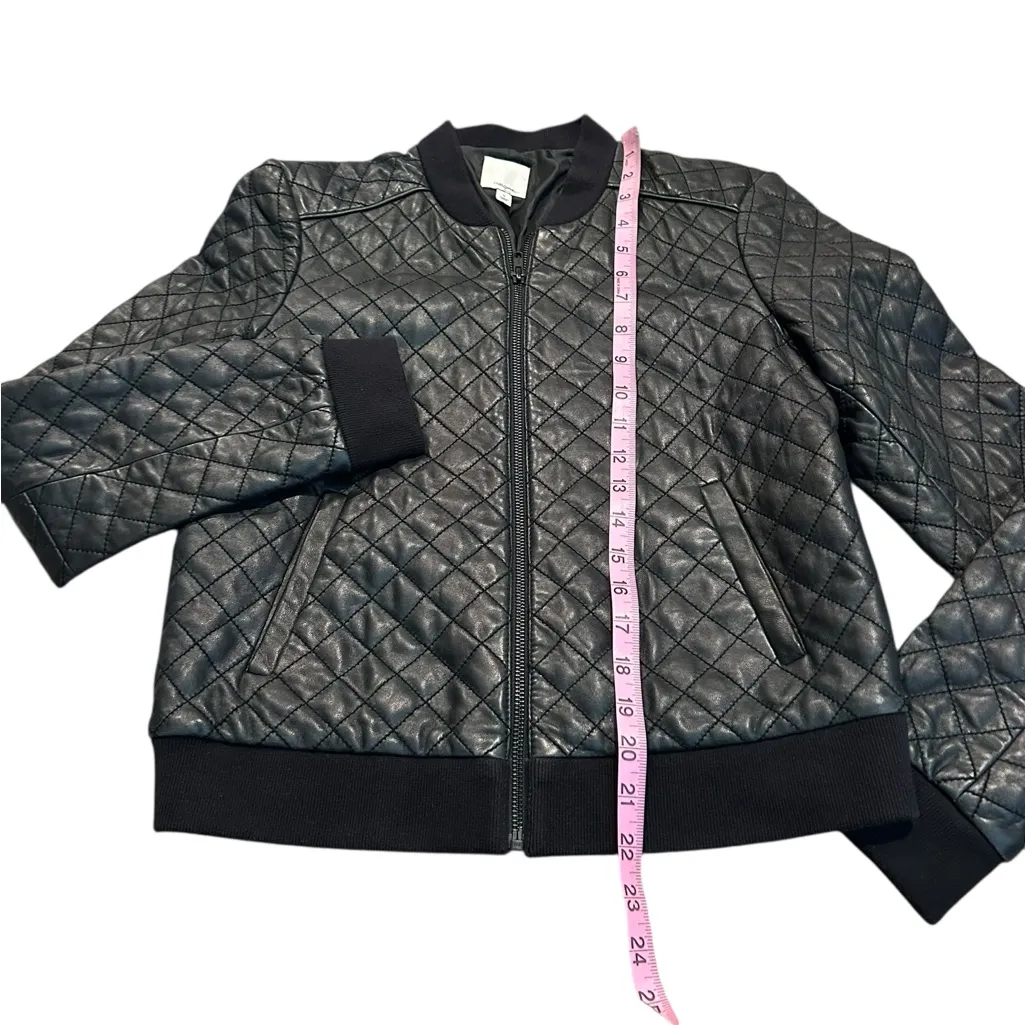HALOGEN quilted leather jacket - Image 2