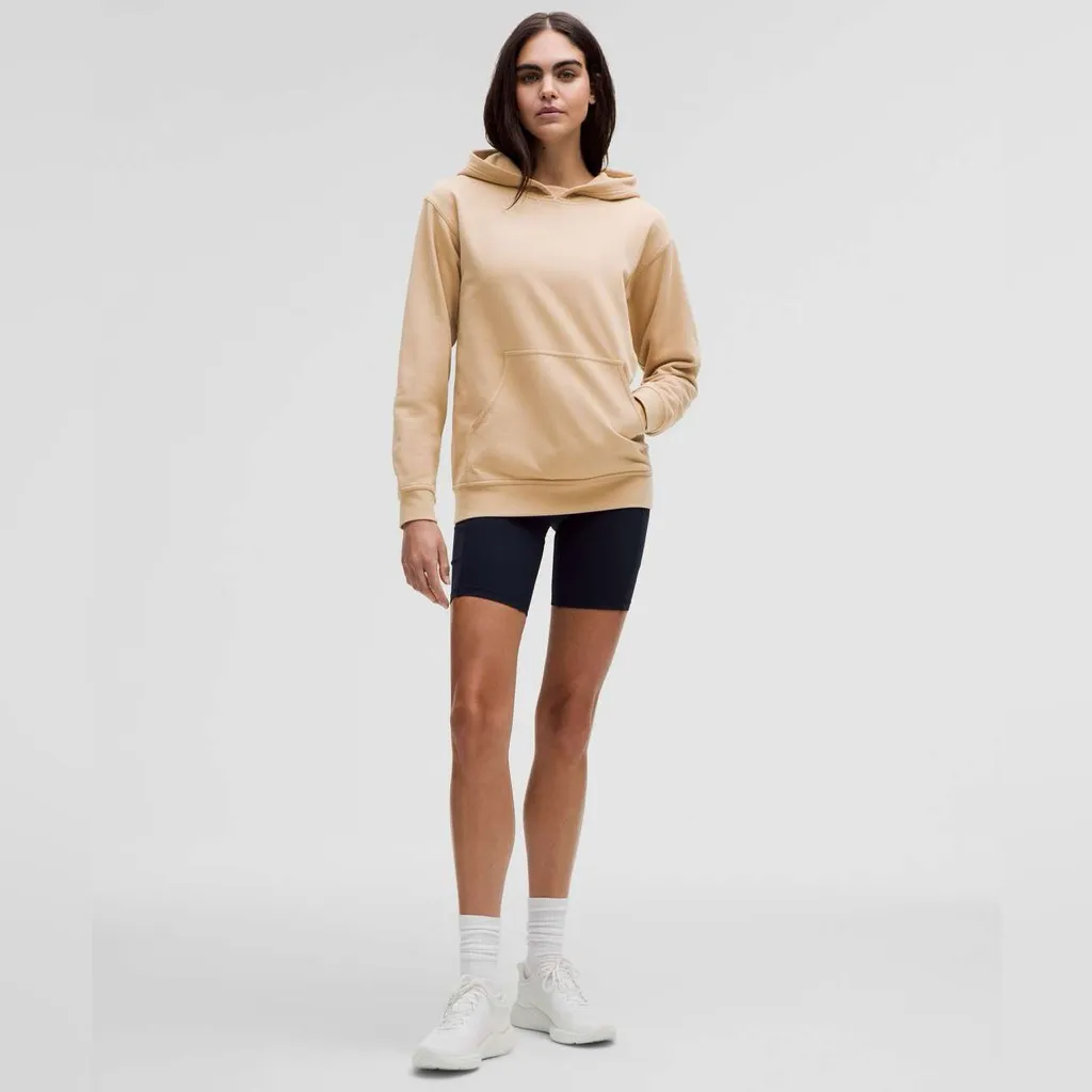 LULULEMON All Yours Hoodie Sweatshirt *French Terry in Beech Wood Size 8 NWT - Image 7