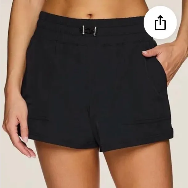 RBX Active Women’s Toggle Drawcord Quick Drying Woven Shorts Sz XL Black - Image 1
