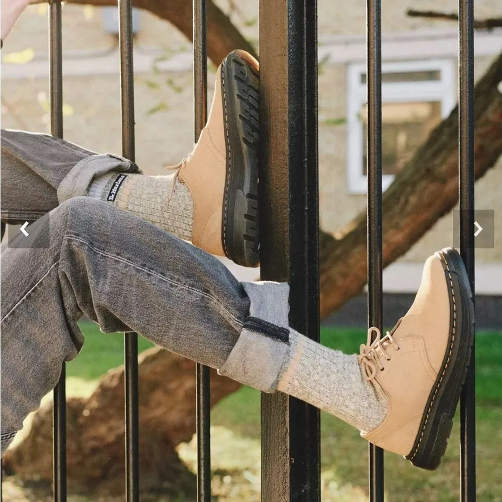 DR MARTENS Crewson Lo suede lace up oxfords shoes women’s 9 new - Image 8