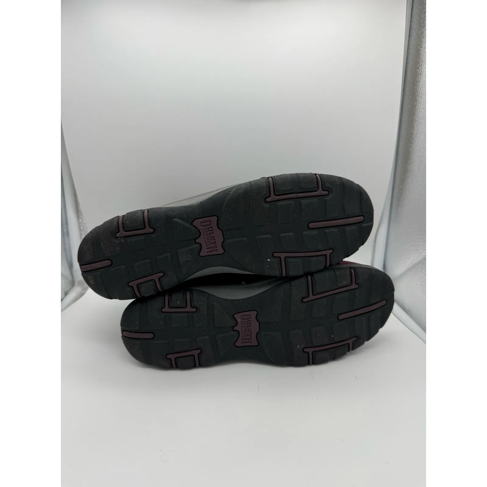 Duluth Trading Co Leather Ankle Boots Purple Hiking Women's Size 7.5 Steel Creek - Image 2