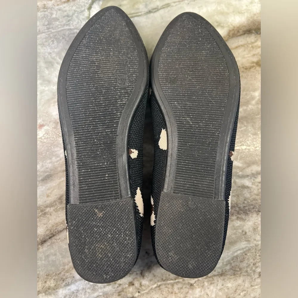 Women's Flats Shoes Pointed Toe Flats Comfortable Slip on Leopard sz 6. - Image 4