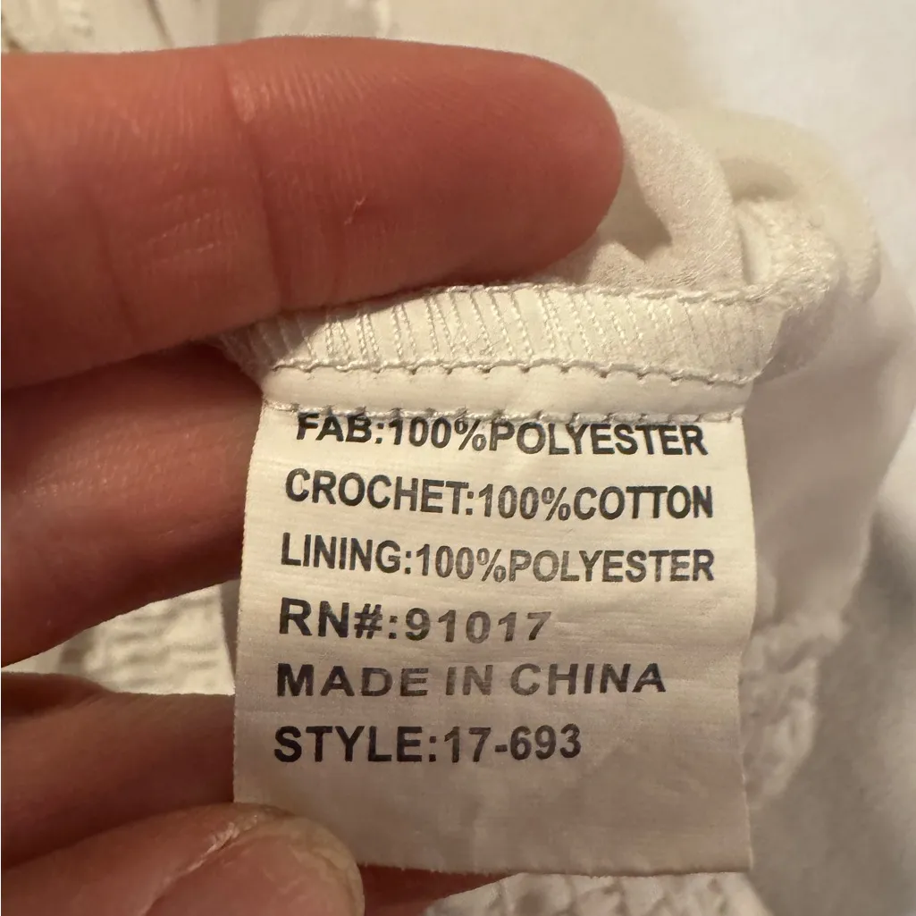 Solitaire White Blouse with Floral Embroidery - Image 4