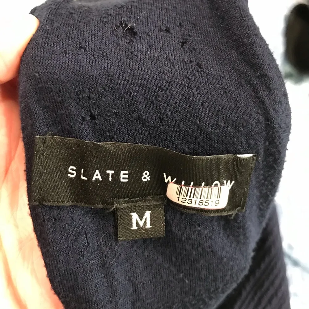 Slate & Willow Navy Color Block Halter Keyhole - Image 7