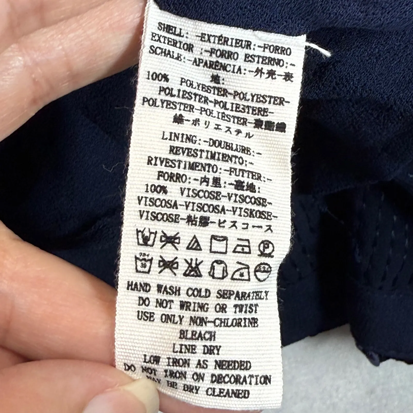 Free People Sequin Top Party Blouse Sparkly‎ Navy Blue Short Sleeve XS READ - Image 8