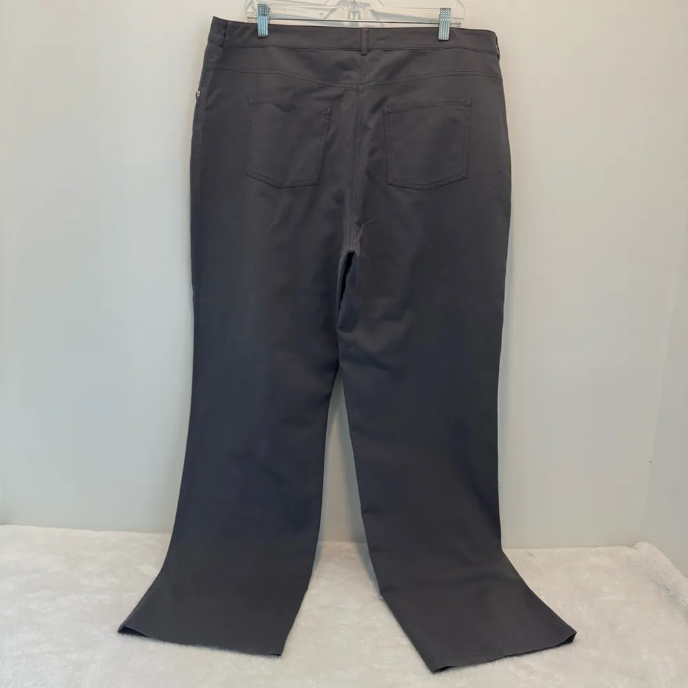 St. John  gray wide legs casual pants size 16 - Image 3