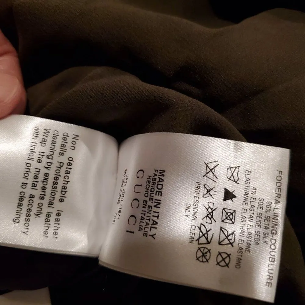 RUNWAY $2190 GUCCI Mini Dress IT40 US6 - Image 15