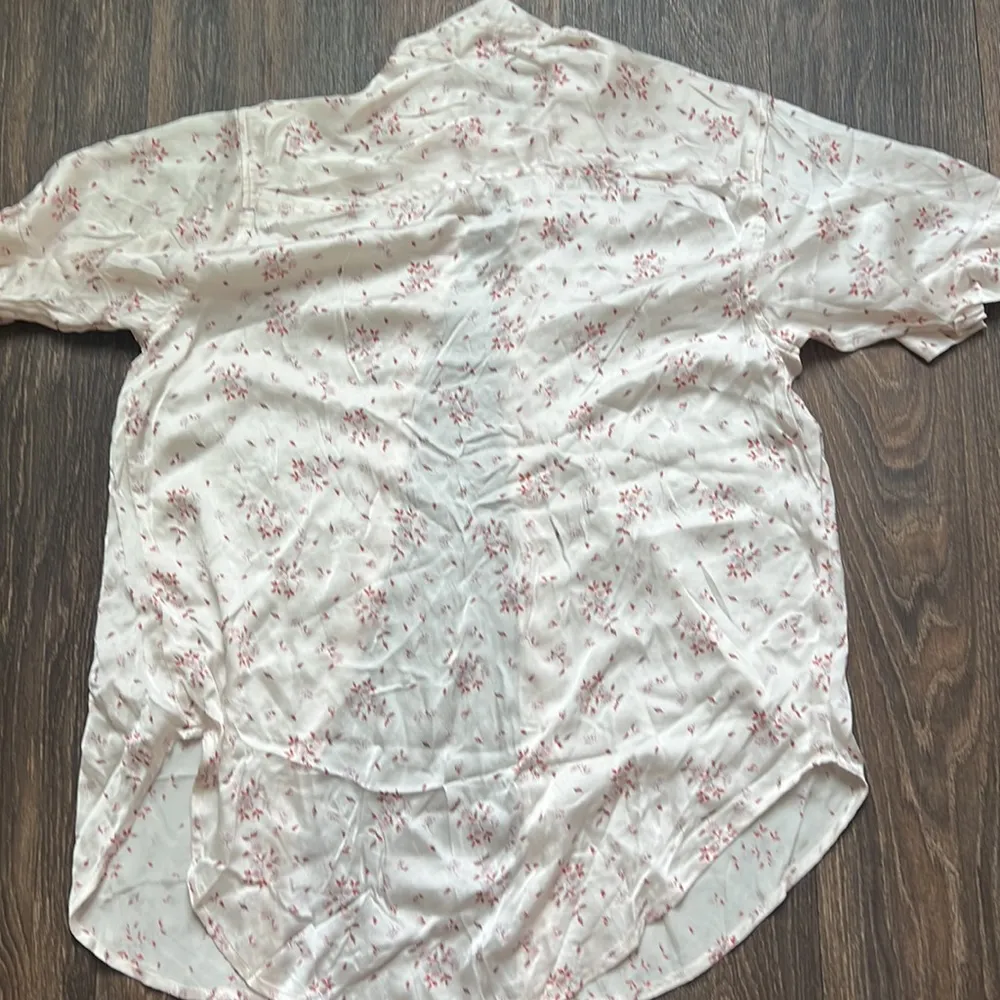 FIFI SILK BUTTON UP SHIRT SWEET ROSE - Image 7