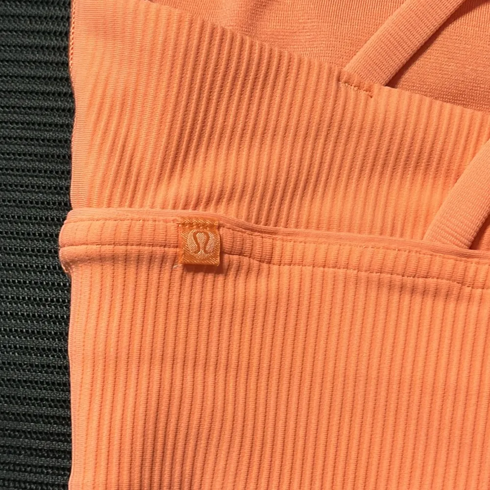 lululemon athletica Long Line Energy Bra Orange - Image 3