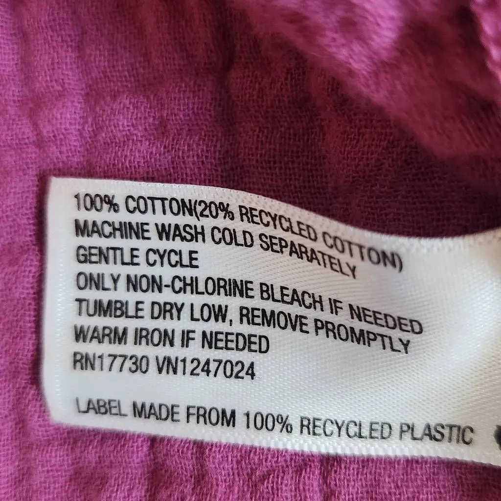 Universal Thread Gold Ombre Gauze Mini Dress Size Small Tie-Dye Cotton Dress - Image 9