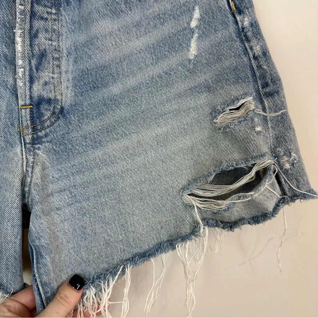 Agolde | Parking Vintage Cut Off Jean Denim Shorts Size 24 Women's - Image 4