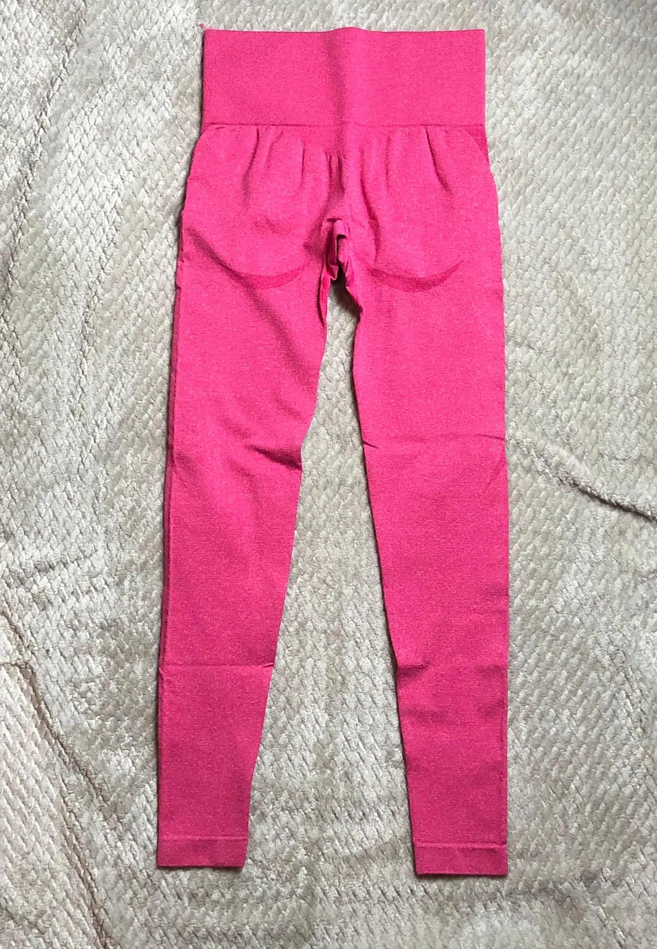 Crimson Seamless Contouring Leggings Red - Image 2