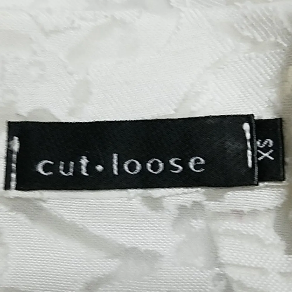 Cut Loose White Half Sleeve Jacket (Extra - Image 4