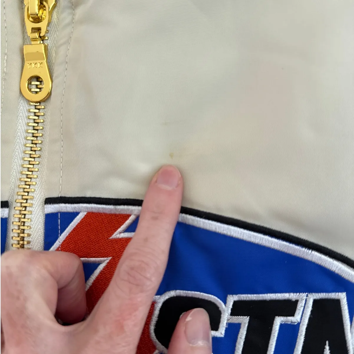 Jagger and Stone Axel Moto Bomber Oversized Jacket Size XS S in Black Green - Image 2