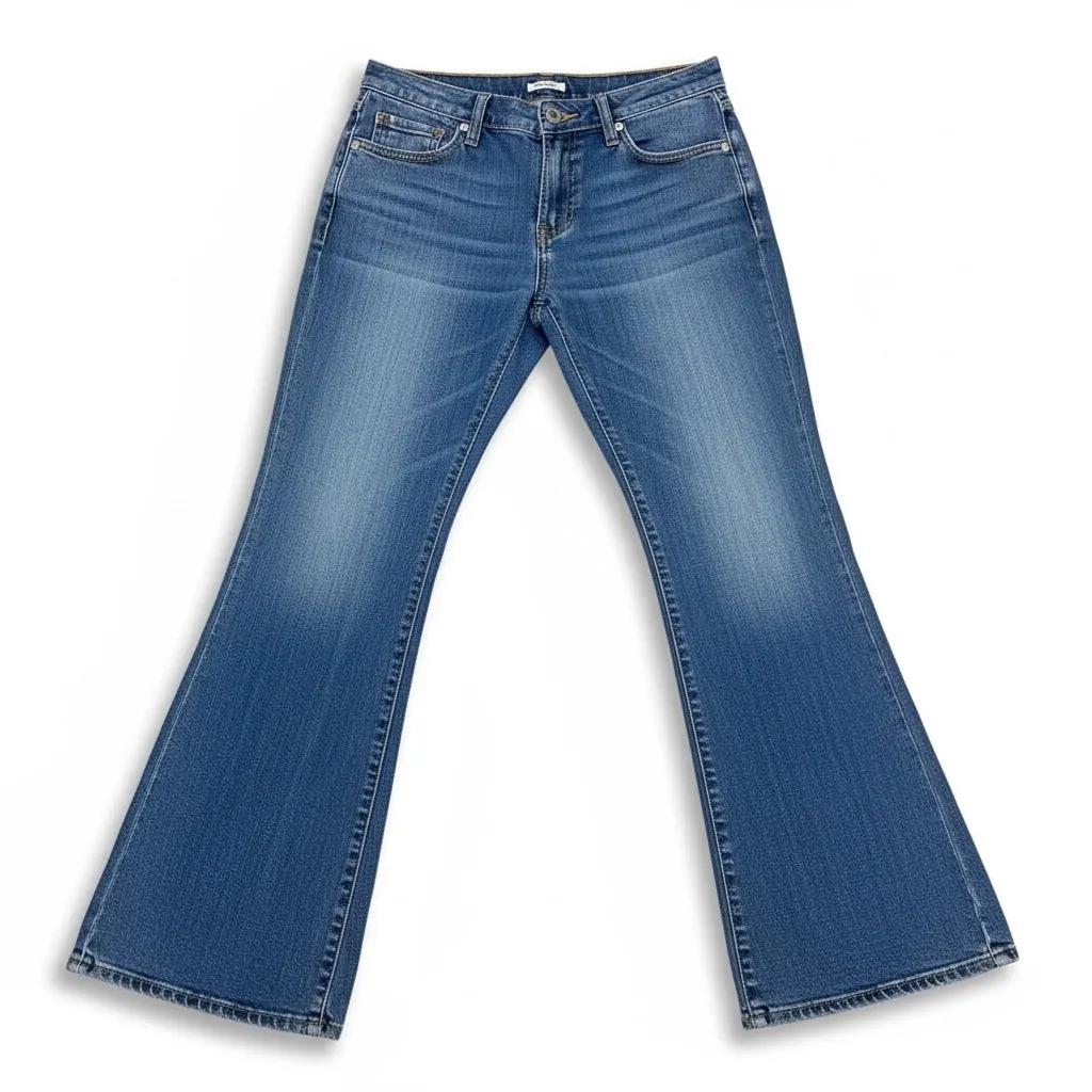 SO vintage Womens Size 13 Average Flare Jeans Blue Denim Wash Venice Style K208A - Image 2