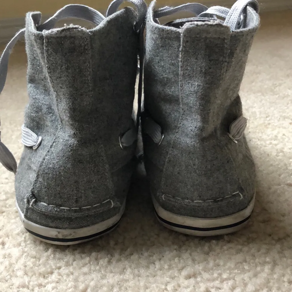 BDG  Gray Wool High Tops 9 - Image 3