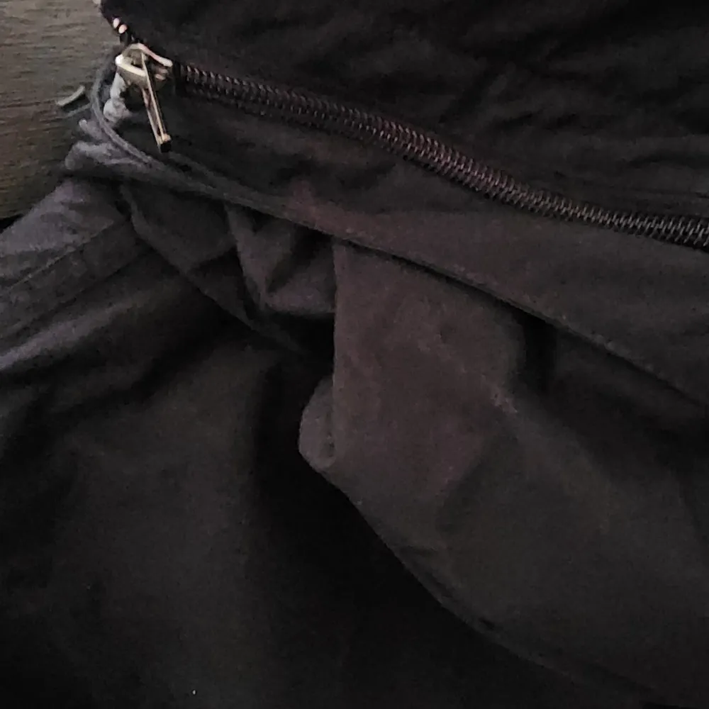 The North Face Goose Down Black Belted Zipper Removable Fur Hood Jacket Size XS - Image 7