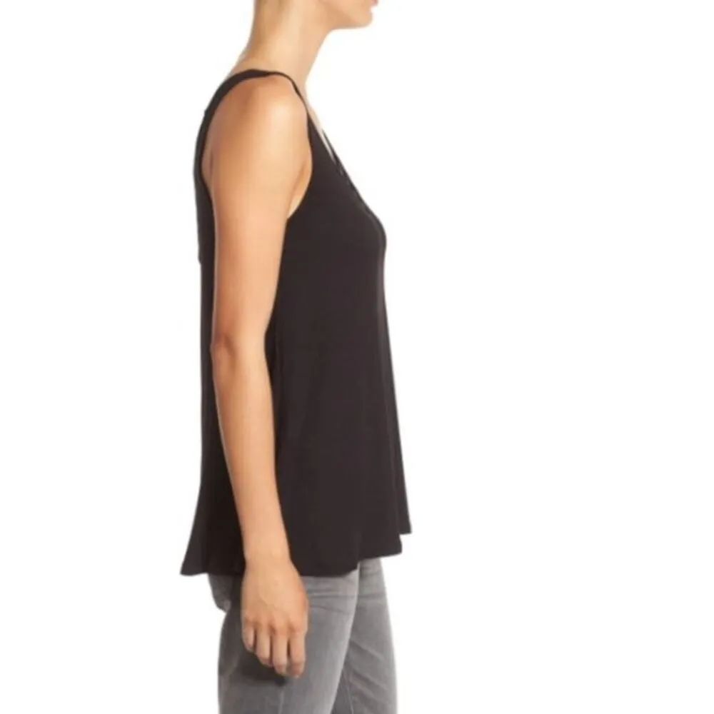 Socialite Strappy Rib Knit Tank Size Small - Image 3