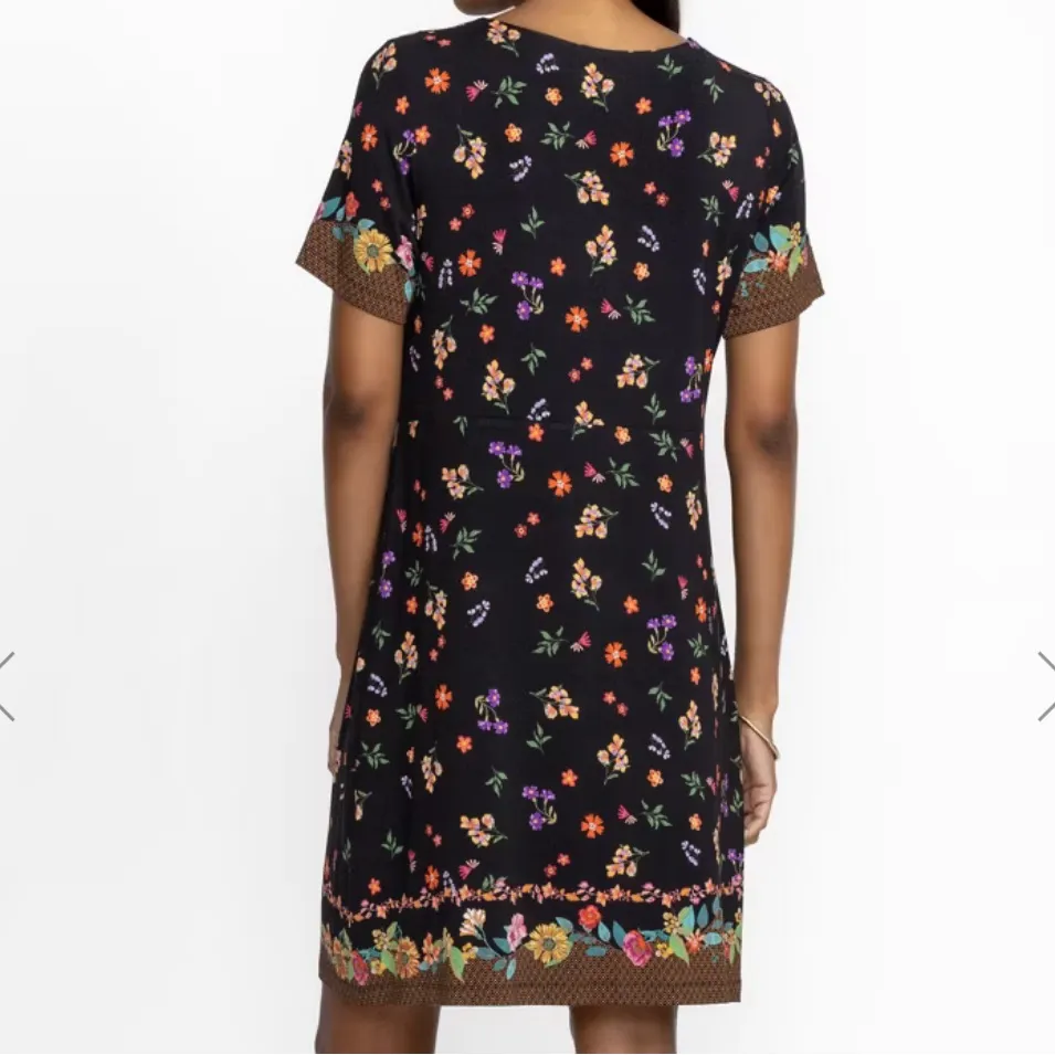 Johnny Was Nani Twist Front Swing Dress in Floral Print Size Small - Image 2