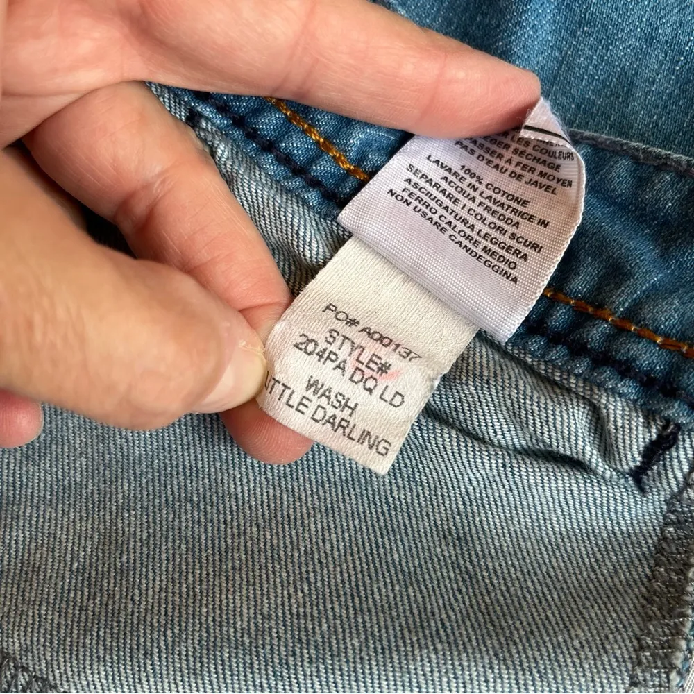 Habitual Denim Jean Cutoffs Shorts Wash Little Darling Womens Size 31 - Image 7