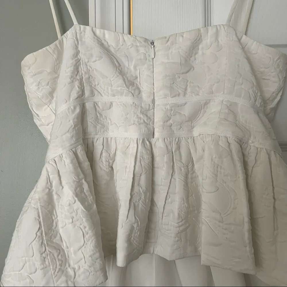 Ruched Bustier Cami Top White Size 6 - Image 6