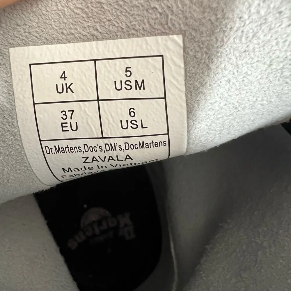 Dr. Martens White Zavala Combat Boots - Image 16