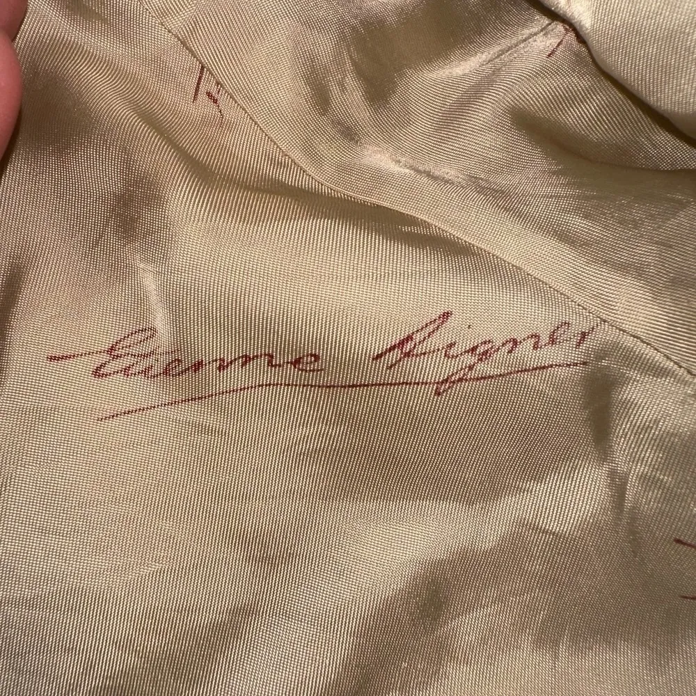 Vintage Etienne Aigner Classic beige  Trench coat with leather buttons Size 10 - Image 13