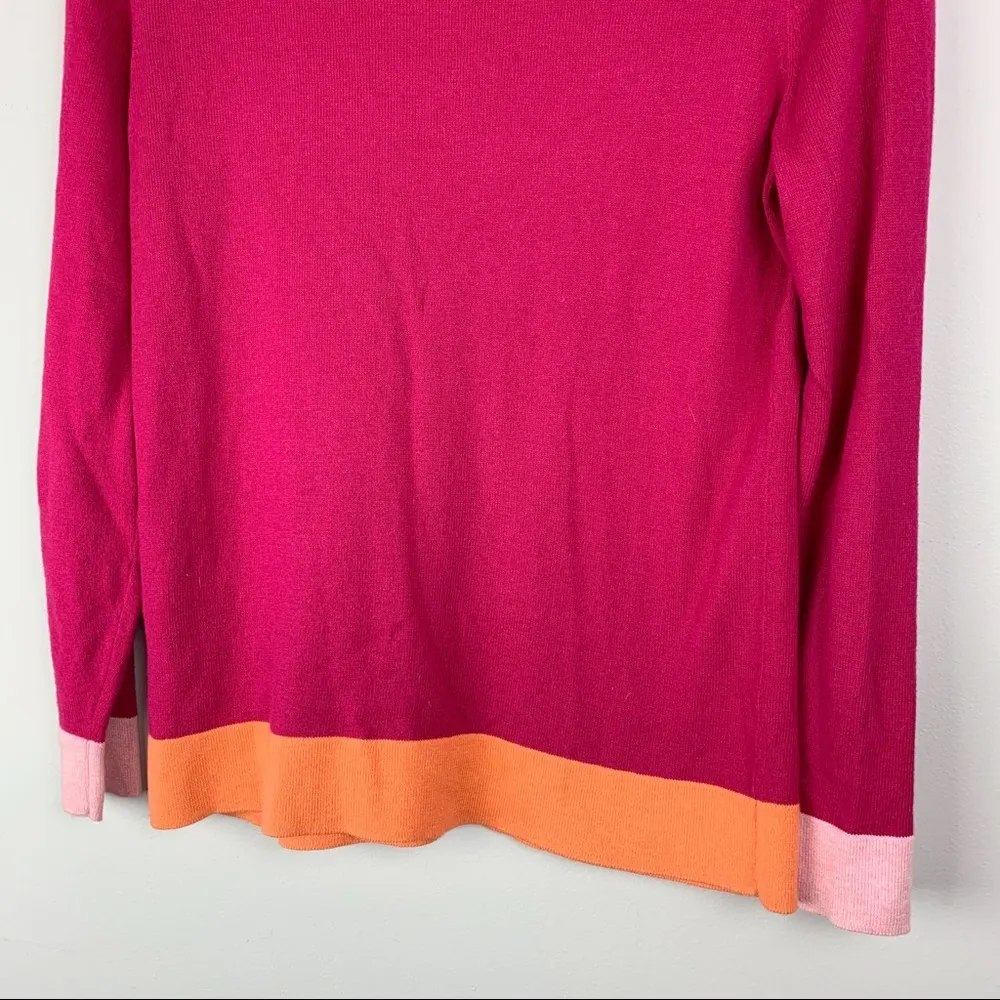 Tabots Colorblock Angora Rabbit Hair Blend Sweater - Image 8