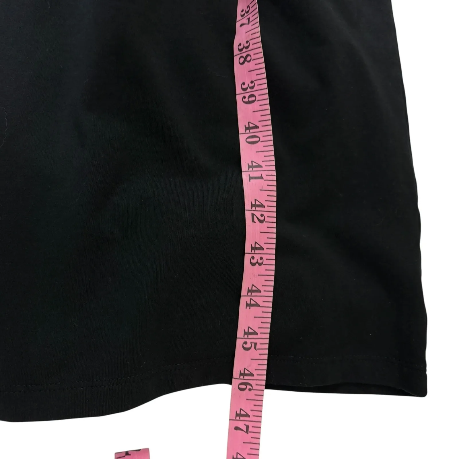 Nordstrom Black Cap Sleeve Midi Dress Belted Casual Everyday Women XL - Image 8