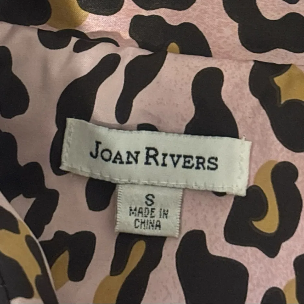 Joan Rivers Pink and Black Trench Coat - Image 3