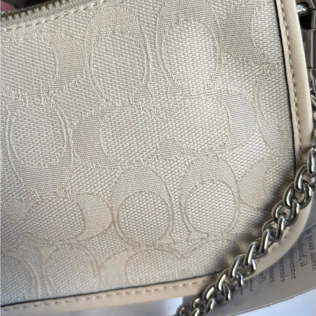 Authentic COACH 1941 Signature jacquard/Glovetanned turnlock zip  Crosby/Clutch - Image 13