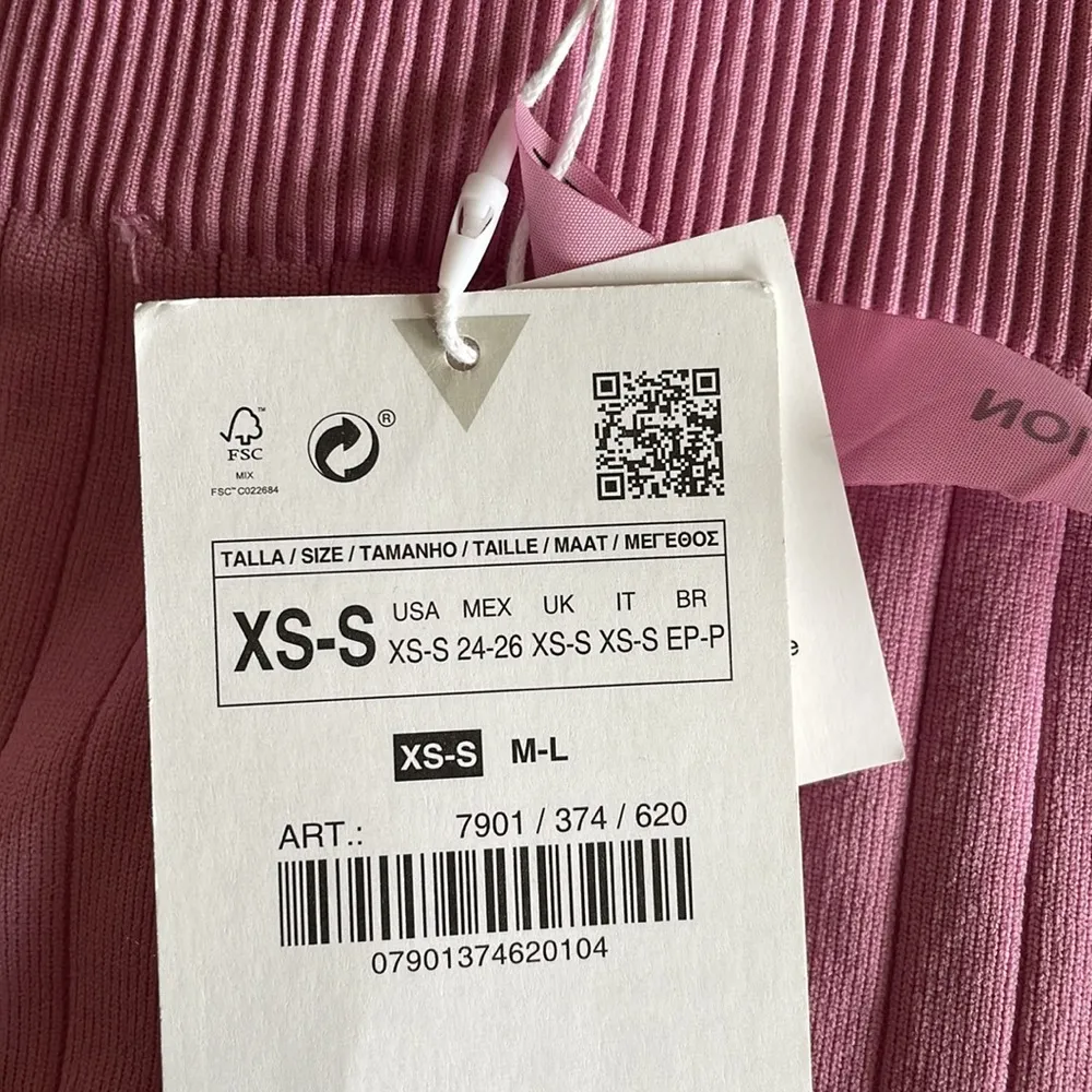 NWT ZARA SEAMLESS BUTTONED LEGGINGS STRETCH XS-S - Image 8