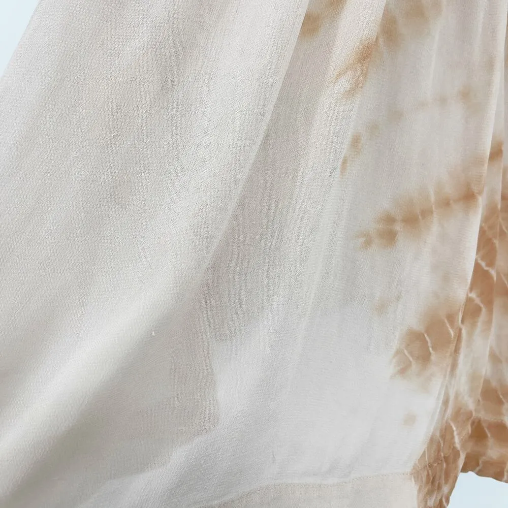 Free People 70s Boho Tie Dye Me Down Top Tunic Blouse Medium - Image 5