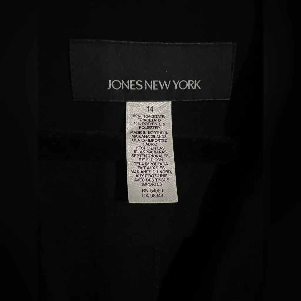 Jones New York Black Button-Up Women's Top - Image 3