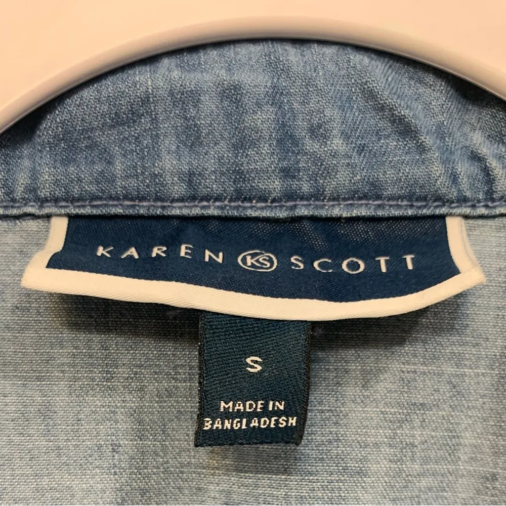 Karen Scott Light Weight Denim Jacket           1239 - Image 5