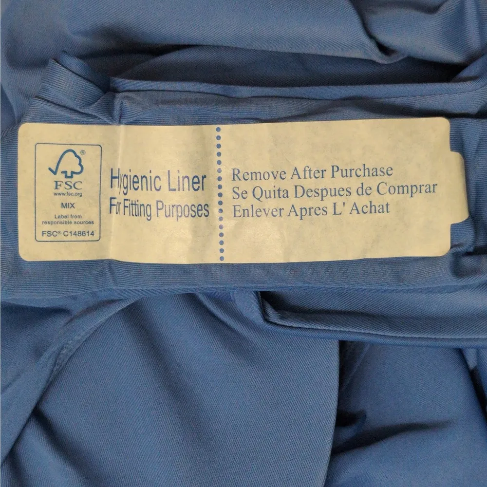 Andie The Santorini Horizon Blue One Piece Keyhole Cutout Adjustable Size M New - Image 7