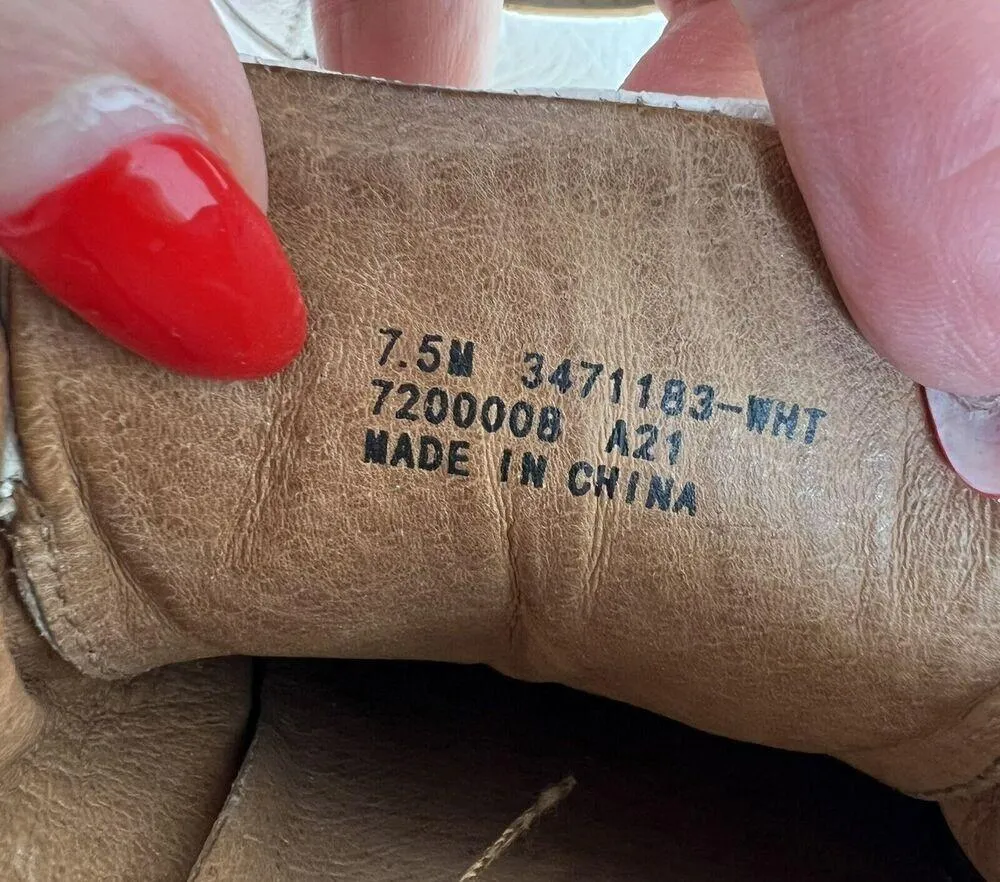 Frye Size 7.5 Sneaker Ivy Low Lace Up White Leather Fashion Women’s Comfort Shoe - Image 8