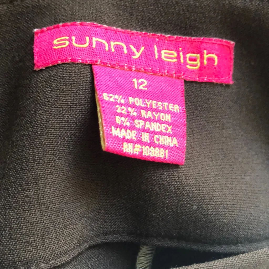 Brown flared winter skirt with white‎ stitching - Image 4